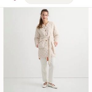 J. Crew Women's Reversible Lightweight Quilted Coat S